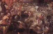 Jacopo Tintoretto Die Schlacht am Taro oil on canvas